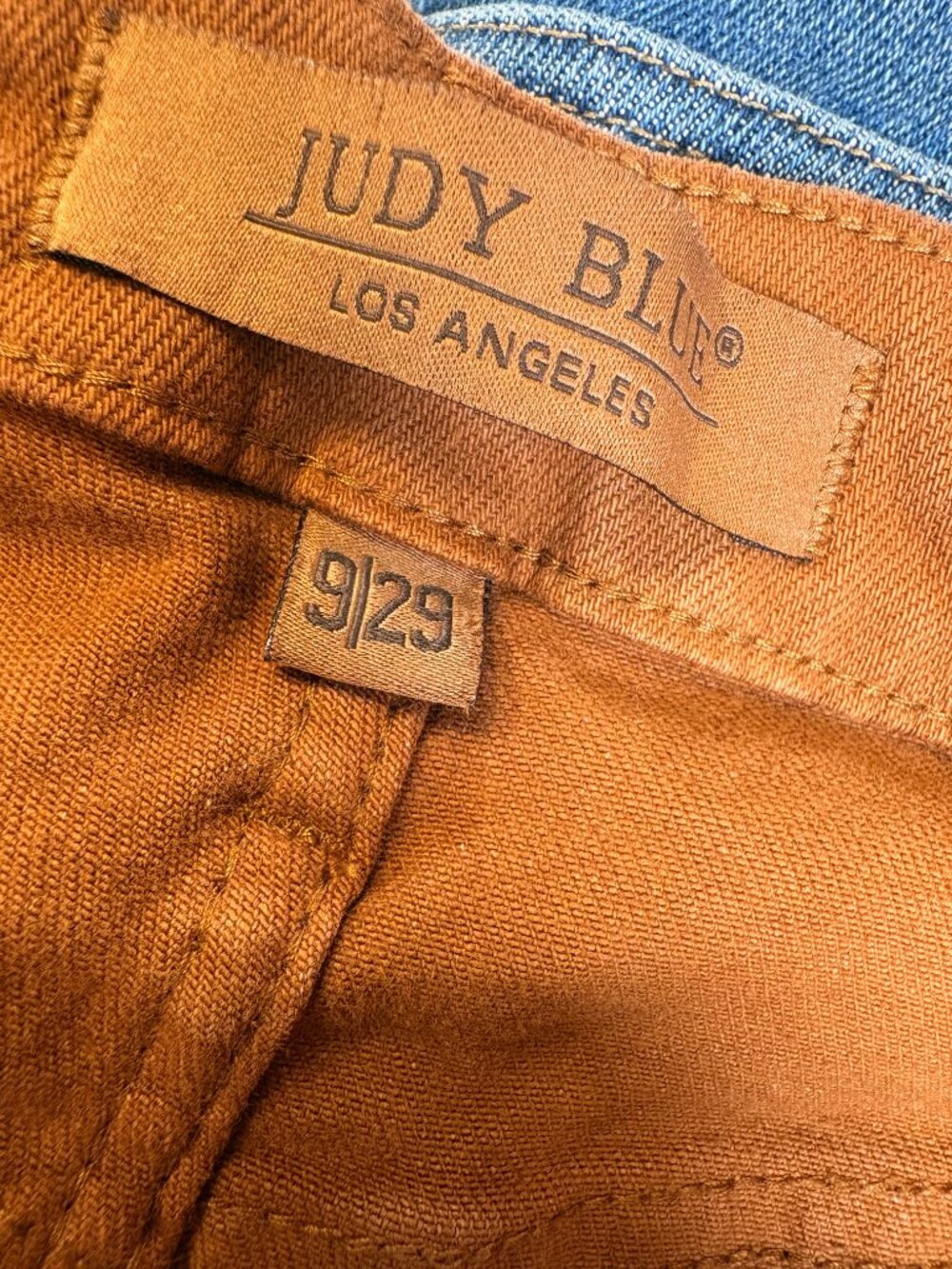 Judy Blue Caramel Brown Jasper High Rise Control Top Cropped Wide Leg Jean Size - Picture 5 of 8